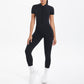 Sexy Backless Bodycon Scrunch Jumpsuit Raises Butt Women Dance Fitness Overalls Push Up  With Chest Cushion Yoga Sport Jump Suit ShedPoundsPortal