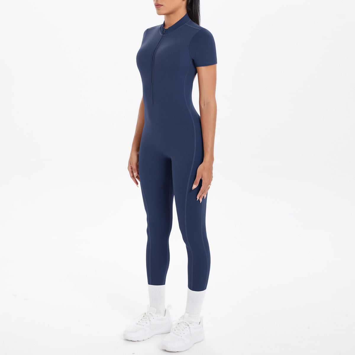 Sexy Backless Bodycon Scrunch Jumpsuit Raises Butt Women Dance Fitness Overalls Push Up  With Chest Cushion Yoga Sport Jump Suit ShedPoundsPortal