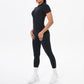 Sexy Backless Bodycon Scrunch Jumpsuit Raises Butt Women Dance Fitness Overalls Push Up  With Chest Cushion Yoga Sport Jump Suit ShedPoundsPortal