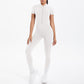 Sexy Backless Bodycon Scrunch Jumpsuit Raises Butt Women Dance Fitness Overalls Push Up  With Chest Cushion Yoga Sport Jump Suit ShedPoundsPortal