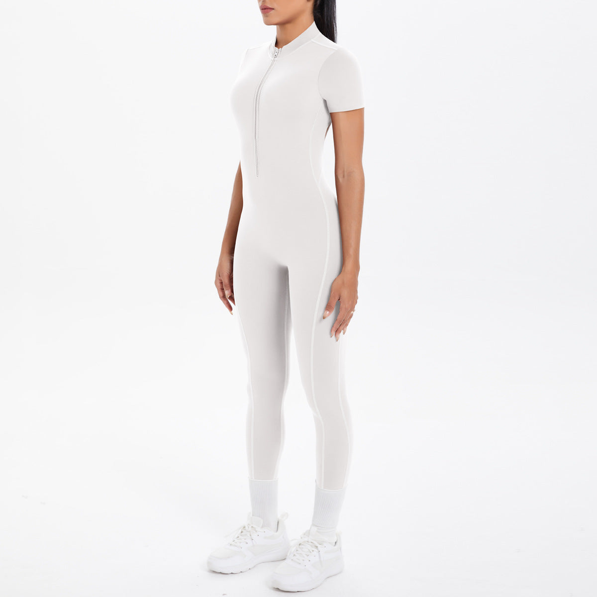 Sexy Backless Bodycon Scrunch Jumpsuit Raises Butt Women Dance Fitness Overalls Push Up  With Chest Cushion Yoga Sport Jump Suit ShedPoundsPortal