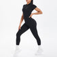 Sexy Backless Bodycon Scrunch Jumpsuit Raises Butt Women Dance Fitness Overalls Push Up  With Chest Cushion Yoga Sport Jump Suit ShedPoundsPortal