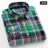 Casual Long-sleeve Shirts for Men Slim Fit Plain Shirt 100%cotton Plaid Striped Tops Soft Designer Fashion Korean Trends Clothes ShedPoundsPortal