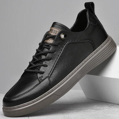 Brand High Quality Genuine Leather Casual Shoes Men&