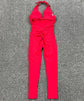 Sporty Jumpsuit Woman Short Lycra Fitness Overalls with Padding Workout Clothes for Women Gym Sets Womens Outfits Sportswear New ShedPoundsPortal
