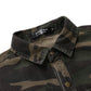 Men Shirts Coats Tops Camouflage Shirt Turn Down Collar Full Sleeve Single Breasted Casual Splice Regular Button Autumn ShedPoundsPortal