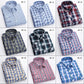 New Cotton Plaid Shirts For Man Long Sleeve Single Pocket Regular Fit Soft Easy Care Classic Dress Casual Shirts Man Clothing