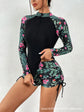 Female Swimsuit With Long Sleeves Swimwear Sports Surfing Tankini Set Beachwear Two-Piece Bathing Suits Pool Women Swimming Suit ShedPoundsPortal