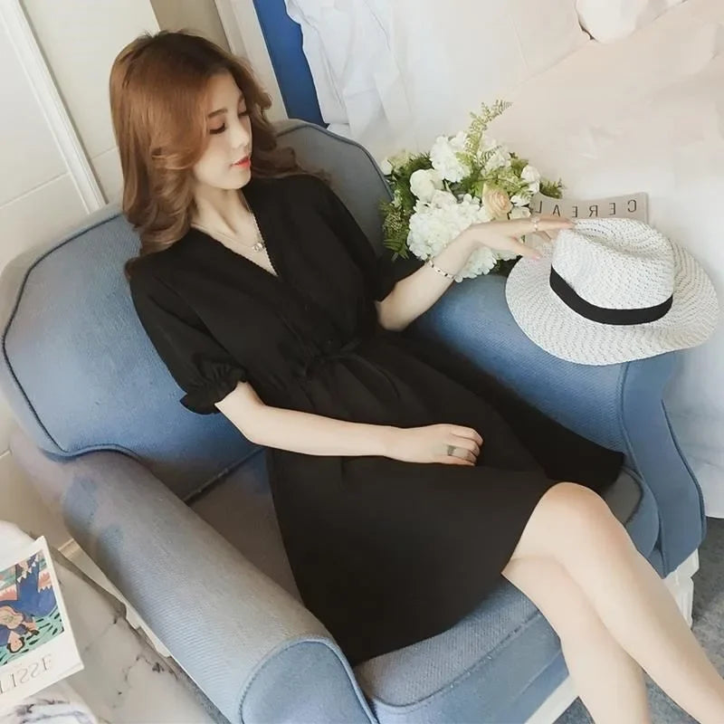 Woman Dress White Dresses for Women Chiffon Satin Soft Silk Ruffle Clothing New Features of Clothes Curvy Cheap Casual X Retro G ShedPoundsPortal