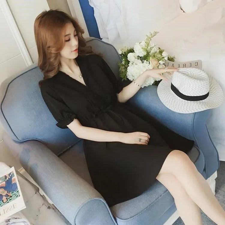 Woman Dress White Dresses for Women Chiffon Satin Soft Silk Ruffle Clothing New Features of Clothes Curvy Cheap Casual X Retro G ShedPoundsPortal