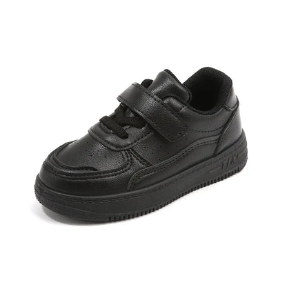 Tenis Sneakers Kids Spring/Autumn New Boys Girls Sports Shoes Casual Board Shoes Leather Soft Soled Children Small White Shoes