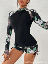 Female Swimsuit With Long Sleeves Swimwear Sports Surfing Tankini Set Beachwear Two-Piece Bathing Suits Pool Women Swimming Suit ShedPoundsPortal