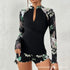 Female Swimsuit With Long Sleeves Swimwear Sports Surfing Tankini Set Beachwear Two-Piece Bathing Suits Pool Women Swimming Suit ShedPoundsPortal