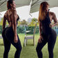 Sporty Jumpsuit Woman Short Lycra Fitness Overalls with Padding Workout Clothes for Women Gym Sets Womens Outfits Sportswear New ShedPoundsPortal