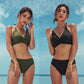 Summer Sexy Swimming Two-Piece Suits for Women High Waist Bikini Set Push Up Bikinis Swimsuits Female Beachwear Bathing Swimwear ShedPoundsPortal