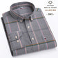 Casual Pure Cotton Oxford Mens Shirts Long Sleeve Plain Soild Regular Fit Fashion Button Man Dress Shirts
