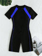 Short Sleeve Surfing Swimsuit 2024 Slim Bodysuit zipper Swimwear Women One Pieces Rash Guard Diving Clothe Bathing Swimming Suit ShedPoundsPortal