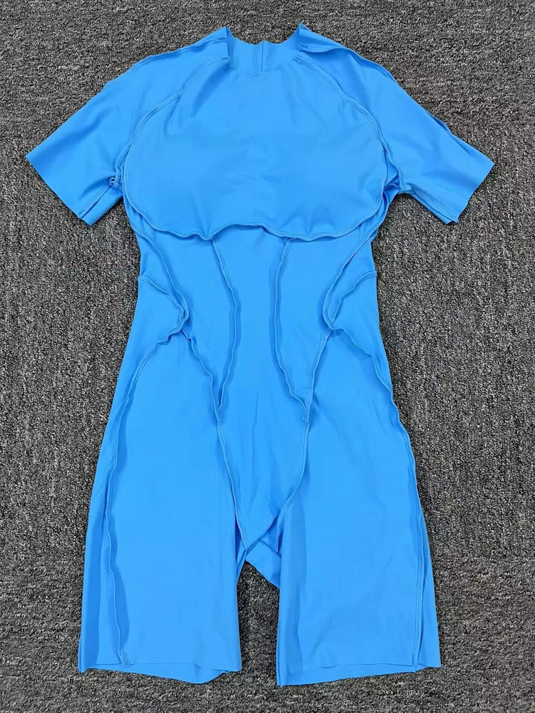 Short Jumpsuit Gym Clothes For Women Sportswear Fitness Overalls Backless Scrunch Booty Yoga Suit Sports Set Outfit ShedPoundsPortal