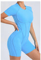 Short Jumpsuit Gym Clothes For Women Sportswear Fitness Overalls Backless Scrunch Booty Yoga Suit Sports Set Outfit ShedPoundsPortal