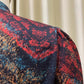 Elegant Dresses Woman 2025 Bow Collar Vintage Printed Full Sleeve A Line Mid Calf Luxury Female Birthday Party Dinner Vestidos