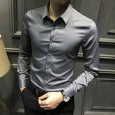 Clothes Business Male Top Plain with Print Men&