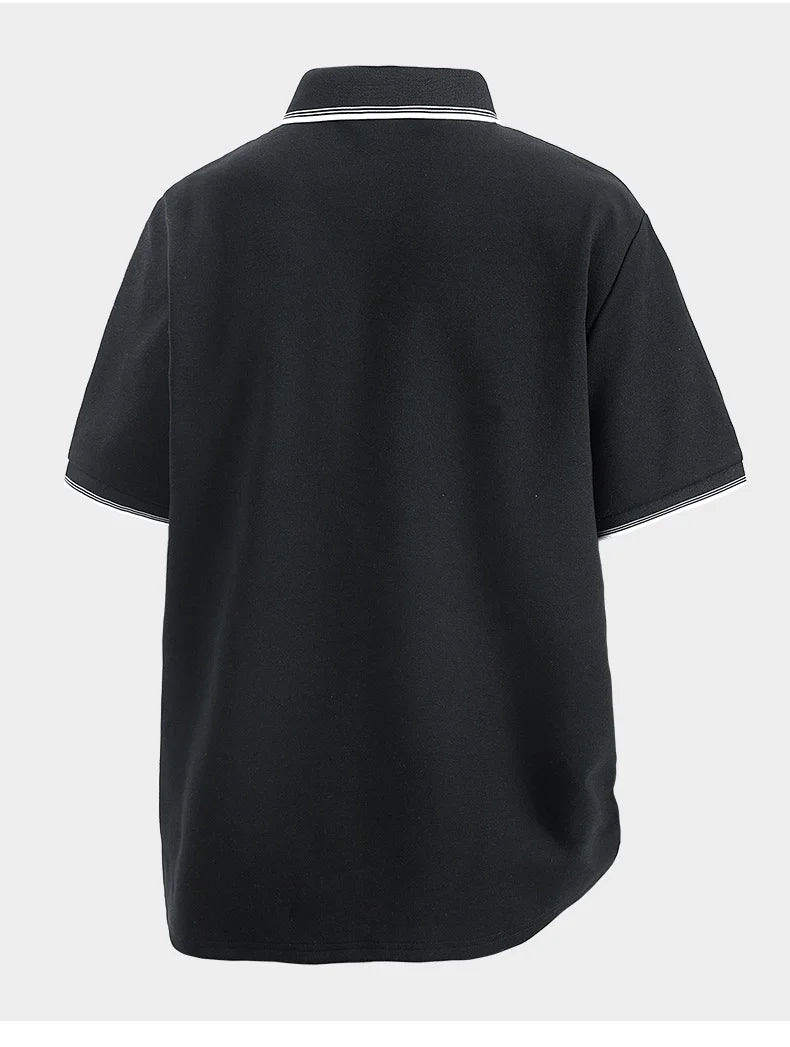 Oversized Men 7XL Polo Shirt 8XL 2025 Summer 95% Cotton Breathable Short Sleeve Collar Business Shirt Golf Man Top Clothes ShedPoundsPortal