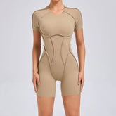 Short Jumpsuit Gym Clothes For Women Sportswear Fitness Overalls Backless Scrunch Booty Yoga Suit Sports Set Outfit ShedPoundsPortal