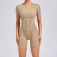 Short Jumpsuit Gym Clothes For Women Sportswear Fitness Overalls Backless Scrunch Booty Yoga Suit Sports Set Outfit ShedPoundsPortal
