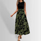 Elegant Long Printed Dress Women&
