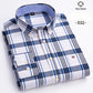 Fashion over size 7XL long-sleeve shirts for men 100%cotton Oxford slim fit plain shirt soft casual elegants designer clothes ShedPoundsPortal