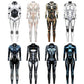 Robot Punk Jumpsuit Catsuit Sexy Female Women Cosplay Costume Skeleton Cyberpunk Steampunk Zentai Suit Halloween Bodysuit ShedPoundsPortal