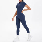 Sexy Backless Bodycon Scrunch Jumpsuit Raises Butt Women Dance Fitness Overalls Push Up  With Chest Cushion Yoga Sport Jump Suit ShedPoundsPortal
