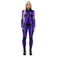 Popular Halloween Jumpsuit Sexy Print Cos Futuristic Clothing Tight Jumpsuit Wholesale Women Clothes Rompers Womens Combinaison ShedPoundsPortal