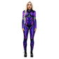 Popular Halloween Jumpsuit Sexy Print Cos Futuristic Clothing Tight Jumpsuit Wholesale Women Clothes Rompers Womens Combinaison ShedPoundsPortal