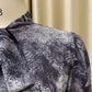 Elegant Dresses Woman 2025 Bow Collar Vintage Printed Full Sleeve A Line Mid Calf Luxury Female Birthday Party Dinner Vestidos