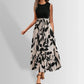 Elegant Long Printed Dress Women&
