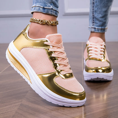 Sneakers For Women Fashion Glitter Girls Women&