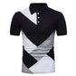 KB Men Polo Men Shirt Short Sleeve Polo Shirt Contrast Color Polo New Clothing Summer Streetwear Casual Fashion Men tops ShedPoundsPortal
