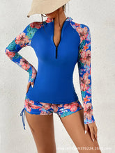 Female Swimsuit With Long Sleeves Swimwear Sports Surfing Tankini Set Beachwear Two-Piece Bathing Suits Pool Women Swimming Suit ShedPoundsPortal