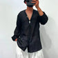 Mens Shirts Spring New Fashion Lace Long Sleeve Loose Casual T-shirt for Men ShedPoundsPortal