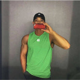 2024 Mens fitness gyms Tank top men Fitness sleeveless shirt Male mesh breathable Sports vest Undershirt Gyms Running vest men ShedPoundsPortal