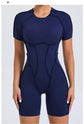 Short Jumpsuit Gym Clothes For Women Sportswear Fitness Overalls Backless Scrunch Booty Yoga Suit Sports Set Outfit ShedPoundsPortal