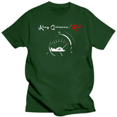 Mens Clothing  King Crimson Men Red Speedometer T Shirt Black ShedPoundsPortal