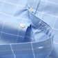 Cotton Fabric Breathable Men Oxford Short Sleeve Summer Plaid Striped Male Shirt Business Regular Fit Oversized Clothes ShedPoundsPortal