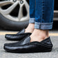 Summer Fashion Men Loafers Italian Casual Luxury Brand Men Shoes Genuine Leather Moccasins Light Breathable Slip on Boat Shoes