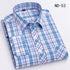 New Cotton Plaid Shirts For Man Long Sleeve Single Pocket Regular Fit Soft Easy Care Classic Dress Casual Shirts Man Clothing ShedPoundsPortal