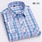 New Cotton Plaid Shirts For Man Long Sleeve Single Pocket Regular Fit Soft Easy Care Classic Dress Casual Shirts Man Clothing ShedPoundsPortal