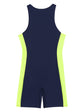 Summer Men One-piece Swimwear Swimsuit Sleeveless Front Zipper Swimming Shorts Bodysuit Triathlon Wetsuit Bathing Suit Beachwear ShedPoundsPortal