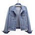 2025 Spring Autumn New Vintage Denim Jacket Women&