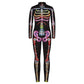 Robot Punk Jumpsuit Catsuit Sexy Female Women Cosplay Costume Skeleton Cyberpunk Steampunk Zentai Suit Halloween Bodysuit ShedPoundsPortal